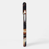 Steampunk Halloween Clockwork Black Lantern iPhone Hoesje (Linkerkant)