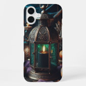Steampunk Halloween Clockwork Black Lantern iPhone Hoesje (Achterkant)