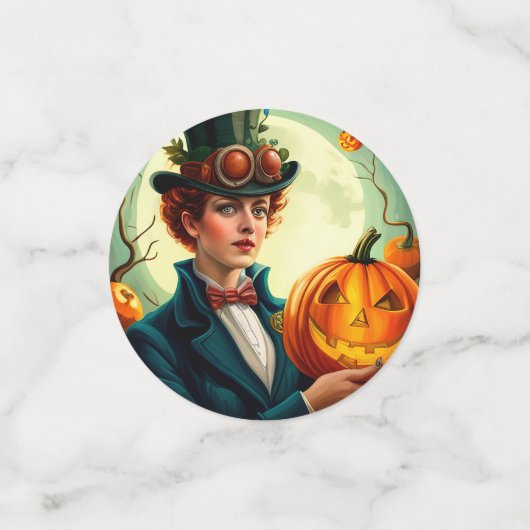 Steampunk Halloween Confetti (Kleine voorkant)