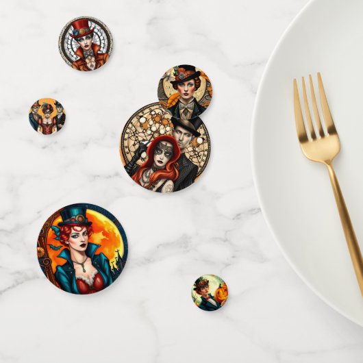 Steampunk Halloween Confetti (Groep)