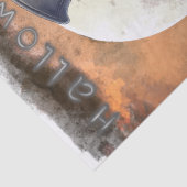 Steampunk Halloween Crow Raven Tissue Paper Tissuepapier (Detail)