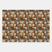 Steampunk Halloween Delights Inpakpapier Vel (Voorkant 3)