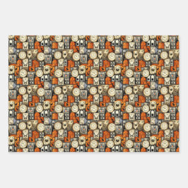 Steampunk Halloween Delights Inpakpapier Vel