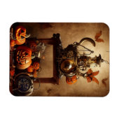 Steampunk Halloween Flexible Photo Magnet Magneet (Horizontaal)