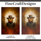 Steampunk Halloween Jack O Lantern F3 Decoupage Tissuepapier