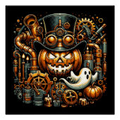 Steampunk Halloween Perfect Poster (Voorkant)