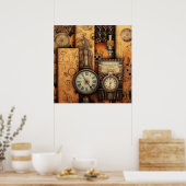 Steampunk Halloween Poster (Keuken)
