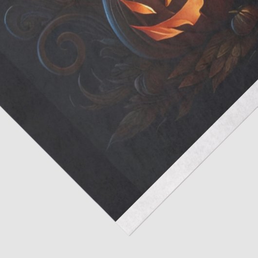 Steampunk Halloween Pumpkin town Tissuepapier (Detail)