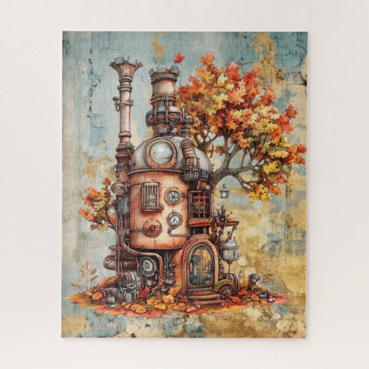 Steampunk Halloween Puzzle Legpuzzel (Verticaal)