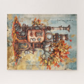 Steampunk Halloween Puzzle Legpuzzel (Horizontaal)