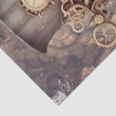 Steampunk Halloween Skull Tissuepapier (Detail)