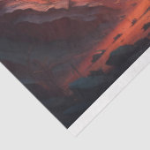 Steampunk Halloween Under the Red Moon Tissuepapier (Detail)