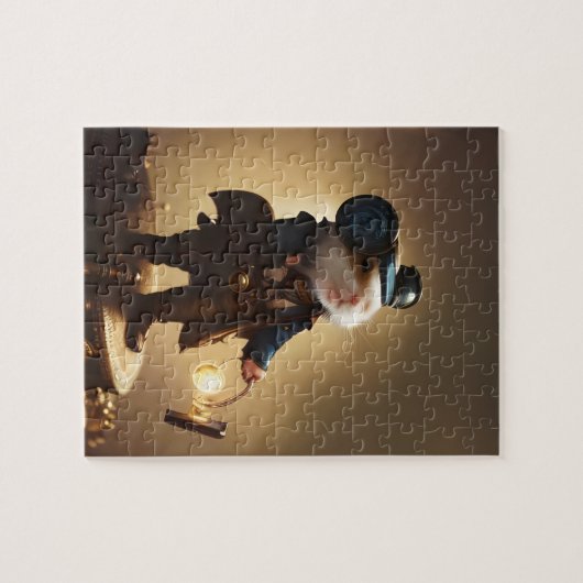 Steampunk Hamster Legpuzzel (Horizontaal)