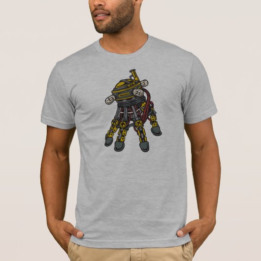 Steampunk Hand V-Neck T-shirt (Voorkant)