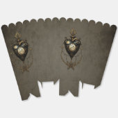 Steampunk hart, bedankdoosjes (Ongevouwen)