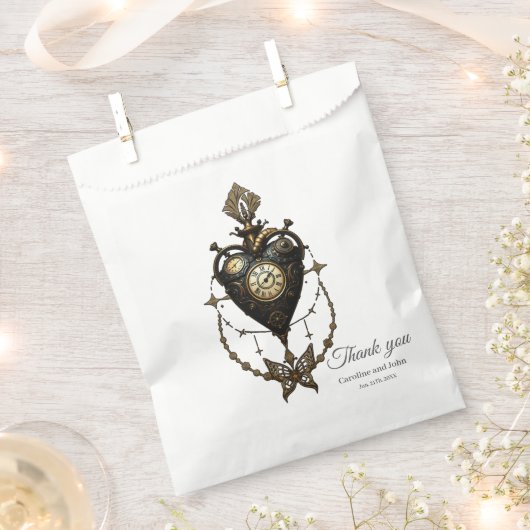 Steampunk hart, bedankzakje (Geknipt)