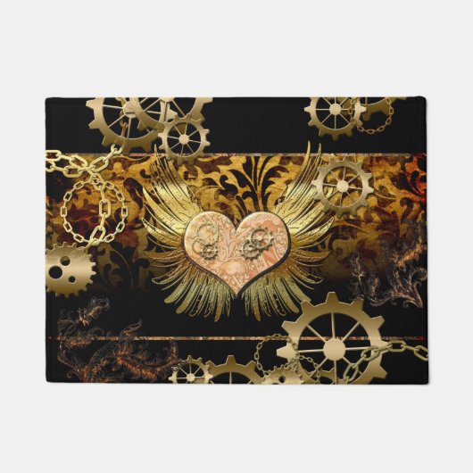 Steampunk hart deurmat (Voorkant)