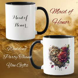 Steampunk Hart en Rozen | Ere-juffrouw Mok