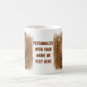 Steampunk hart gepersonaliseerd magische mok (Center)