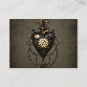 Steampunk hart, informatiekaartje (Achterkant)