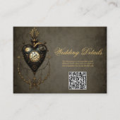 Steampunk hart, informatiekaartje (Voorkant)