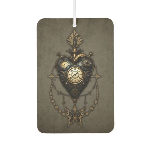 Steampunk hart, luchtverfrisser (Voorkant)