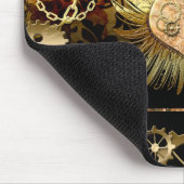 Steampunk hart muismat (Hoek)