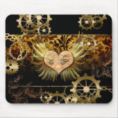 Steampunk hart muismat (Voorkant)