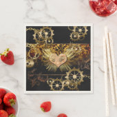 Steampunk hart servet (Insitu)