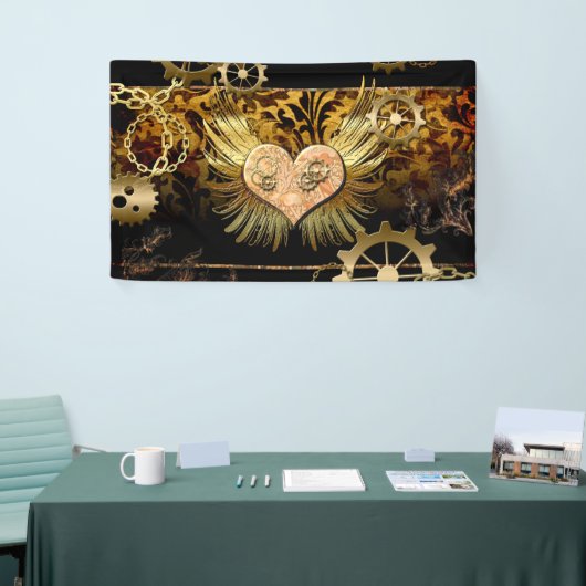 Steampunk hart spandoek (Beurs)