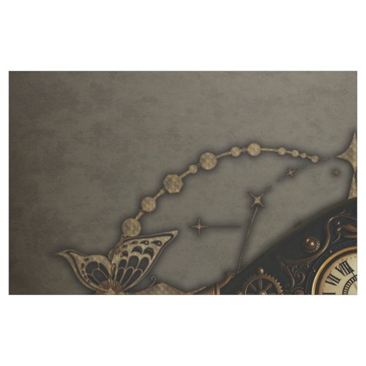 Steampunk hart stof (Fat Quarter)