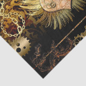 Steampunk hart tissuepapier (Detail)