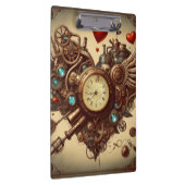 Steampunk hart/Valentijnsdag Klembord (Rechts)