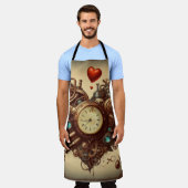 Steampunk hart/Valentijnsdag Schort (Gedragen)