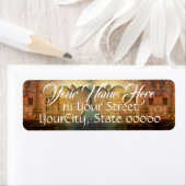 Steampunk-hart, venster en klok etiket (Insitu)