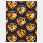 steampunk hartdeken fleece deken (Voorkant)