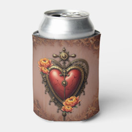 Steampunk Heart beroemd gemaakt door Flowers. Blikjeskoeler