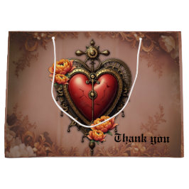 Steampunk Heart beroemd gemaakt door Flowers. Groot Cadeauzakje