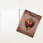 Steampunk Heart beroemd gemaakt door Flowers. Planner (Display)