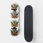 Steampunk Heart: Gears of Passion Persoonlijk Skateboard (Voorkant)