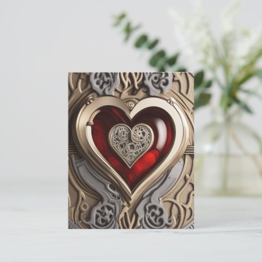 Steampunk Heart - Intrinsieke mechanische liefde (Staand voorkant)