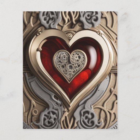 Steampunk Heart - Intrinsieke mechanische liefde (Voorkant)