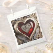 Steampunk Heart - Intrinsieke mechanische liefde Bedankzakje (Geknipt)