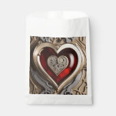 Steampunk Heart - Intrinsieke mechanische liefde Bedankzakje (Voorkant)