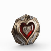 Steampunk Heart - Intrinsieke mechanische liefde Fotoblokken (Links)