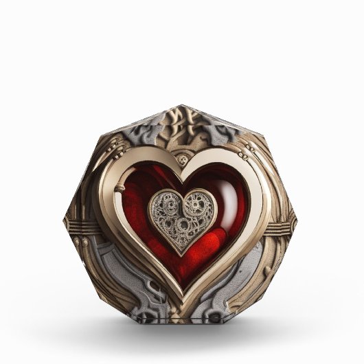 Steampunk Heart - Intrinsieke mechanische liefde Fotoblokken (Voorkant)