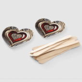 Steampunk Heart - Intrinsieke mechanische liefde Handwaaier (Niet-gemonteerd)