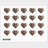 Steampunk Heart - Intrinsieke mechanische liefde Hart Sticker (Vel)