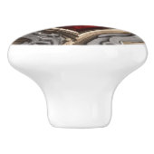 Steampunk Heart - Intrinsieke mechanische liefde Keramische Knop (Zijkant)