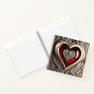 Steampunk Heart - Intrinsieke mechanische liefde Notitieboek